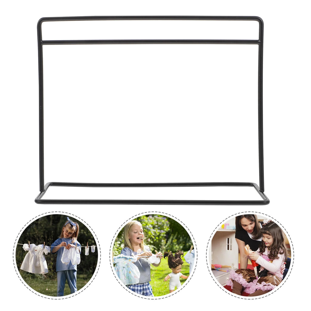 Miniature Doll Clothes Rack Hanger Furniture O813326