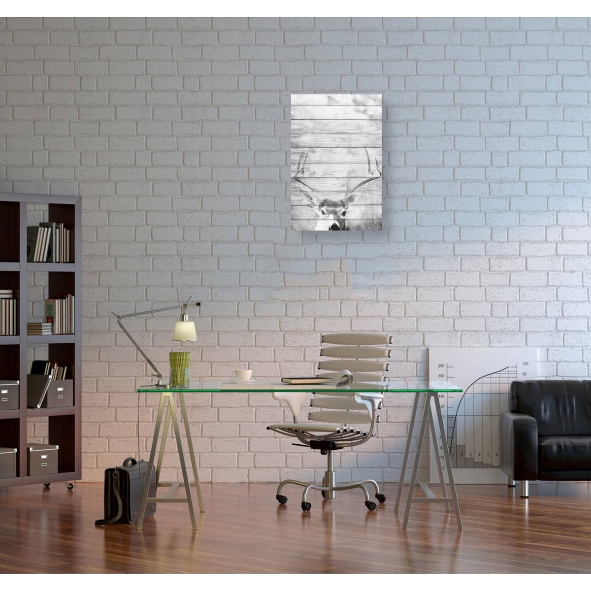 Gray Canvas Art M31678