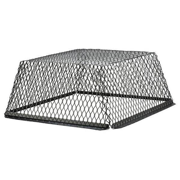 Black Painted Galvanized Steel VentGuard 3 Pack V768292
