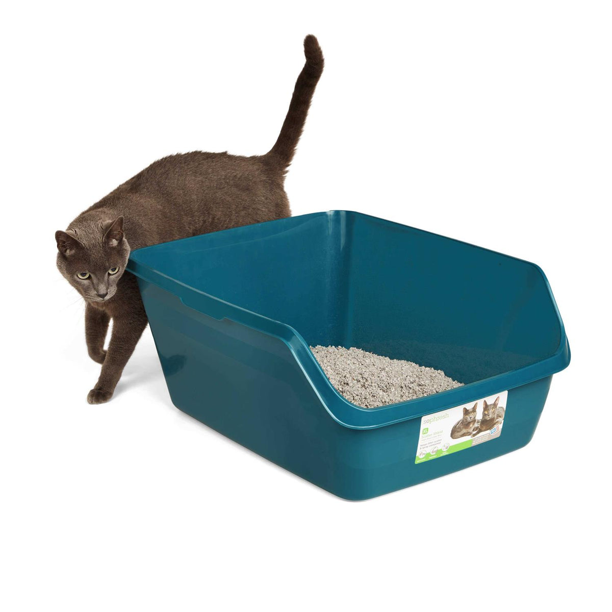 High-Back Litter Box G66631