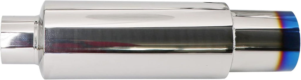 Blue Burnt Stainless Steel Exhaust Tip 18.5" Length Pack of 2 G754