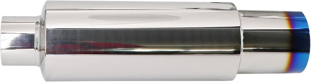 Blue Burnt Stainless Steel Exhaust Tip 18.5" Length Pack of 2 G754