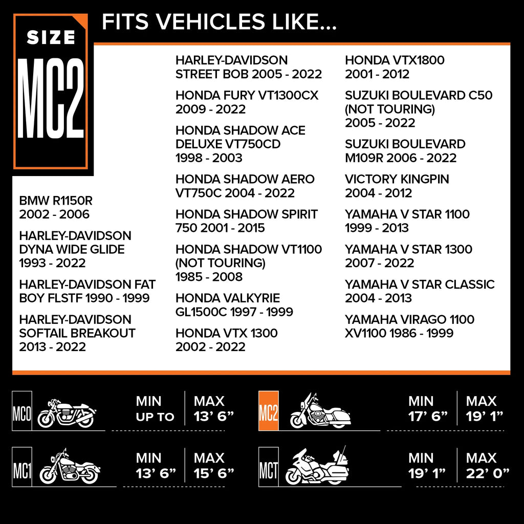 Gray Waterproof Motorcycle Cover U447