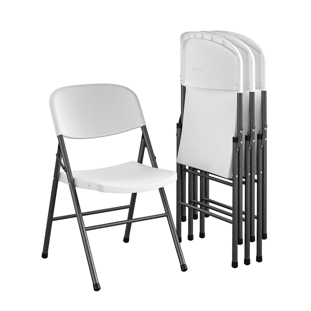 White Resin Folding Chair 4-Pack T6153