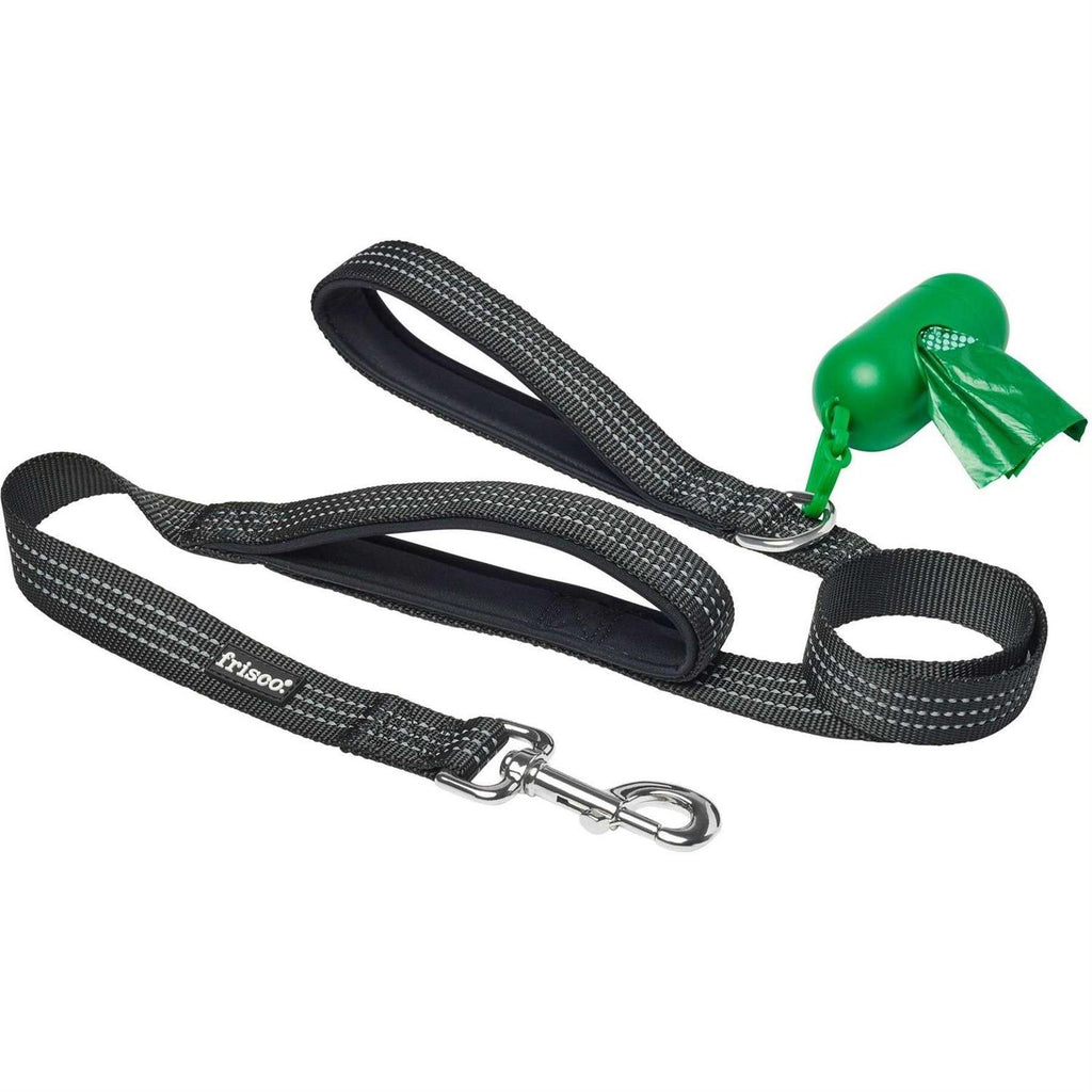 Traffic Leash with Dual Padded Handles & Poop Bag Dispenser N194553