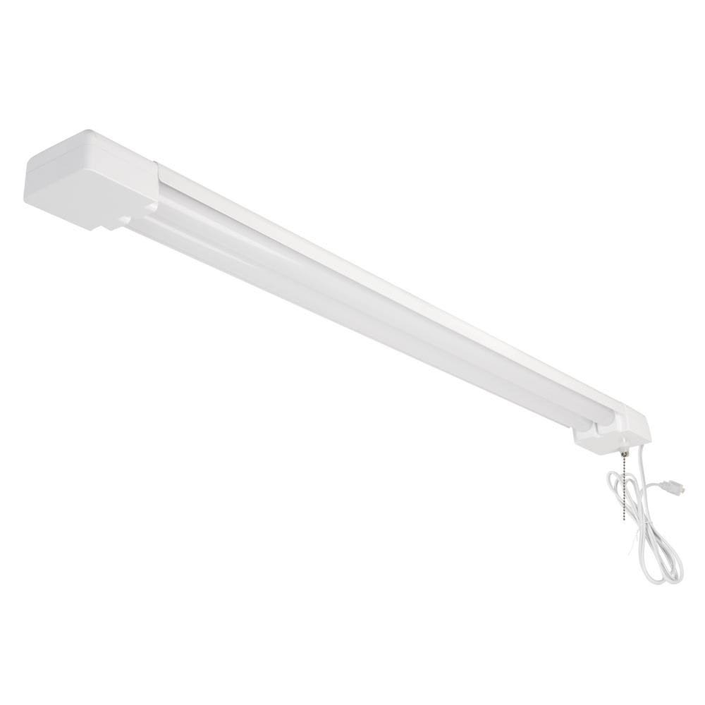 3 ft. 2-Light 45-Watt Equivalent White Integrated LED Shop Light (6-Pack) X777685