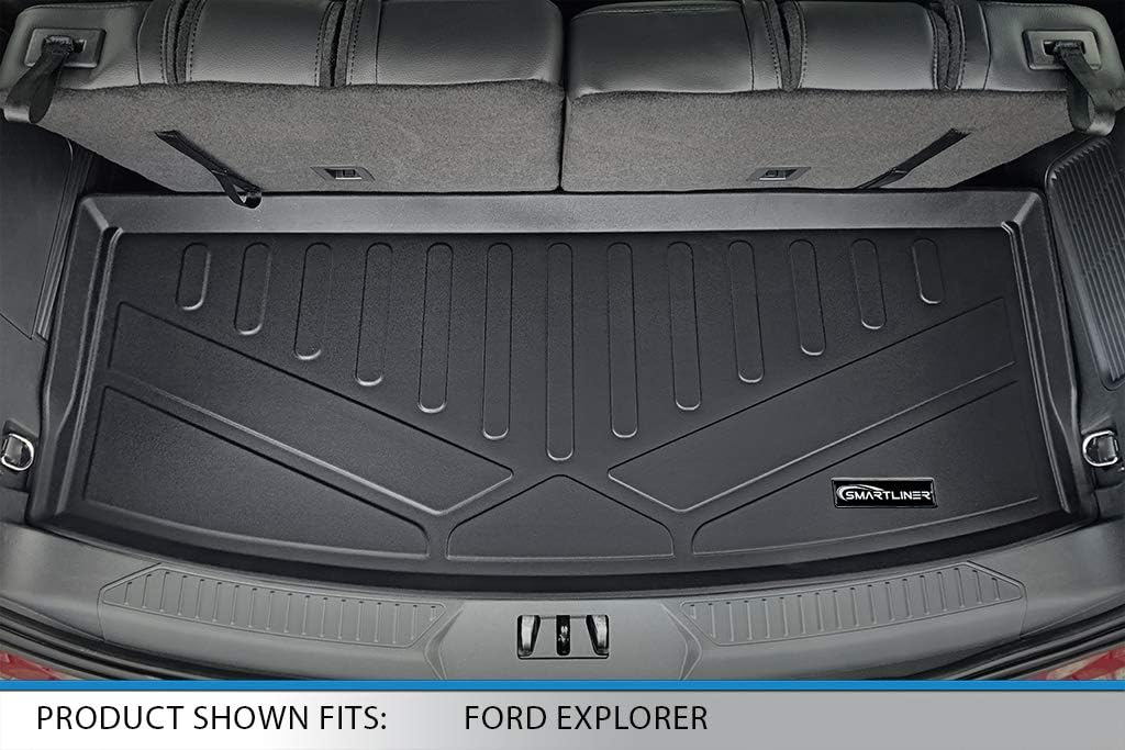 Black 3 Row Floor Mats and Cargo Liner Set S37035