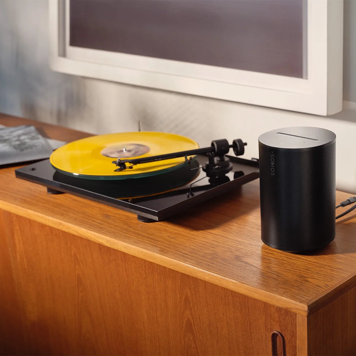 Black Wireless Smart Speaker with Bluetooth J871