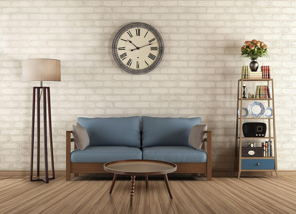 Walnut Birch Wood Floor Lamp M514403