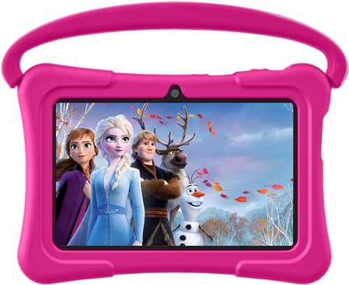 7 inch Android Tablet with 32GB, Shockproof Case Pink B337408