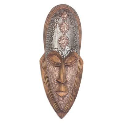 Handmade African Wood Mask Wall Décor I655975