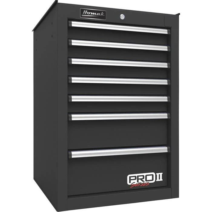 14 1/2 inch 7-Drawer Side Cabinet, Black H309