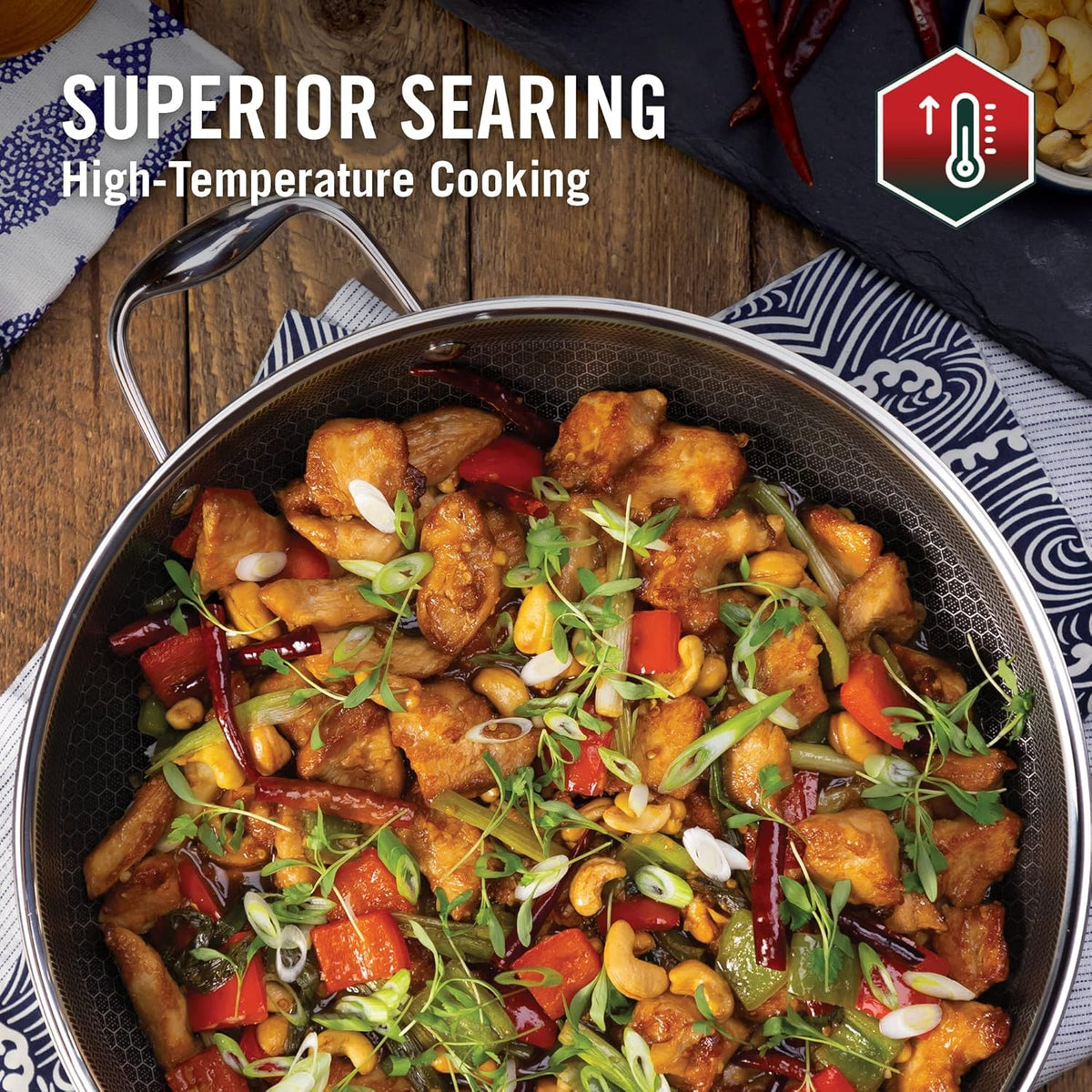 13 Piece Hybrid Stainless Steel Cookware Set E826