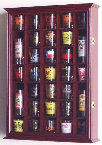 Shot Glass Display Case Wall Rack X188627