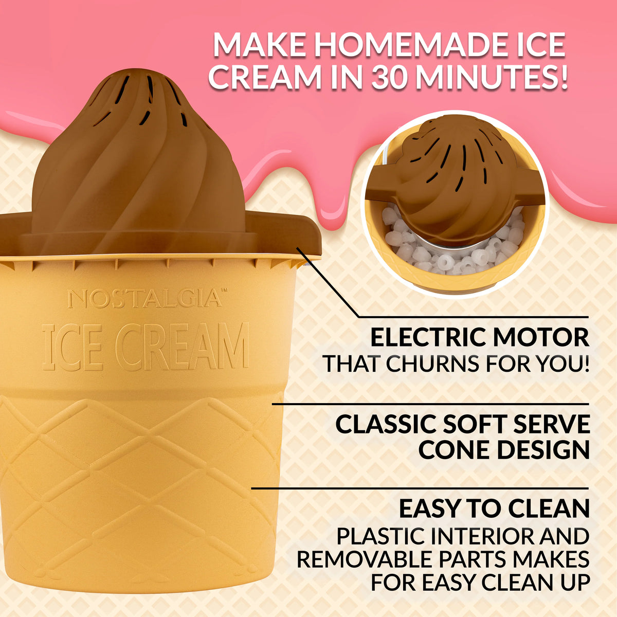 4-Quart Ice Cream Maker W704