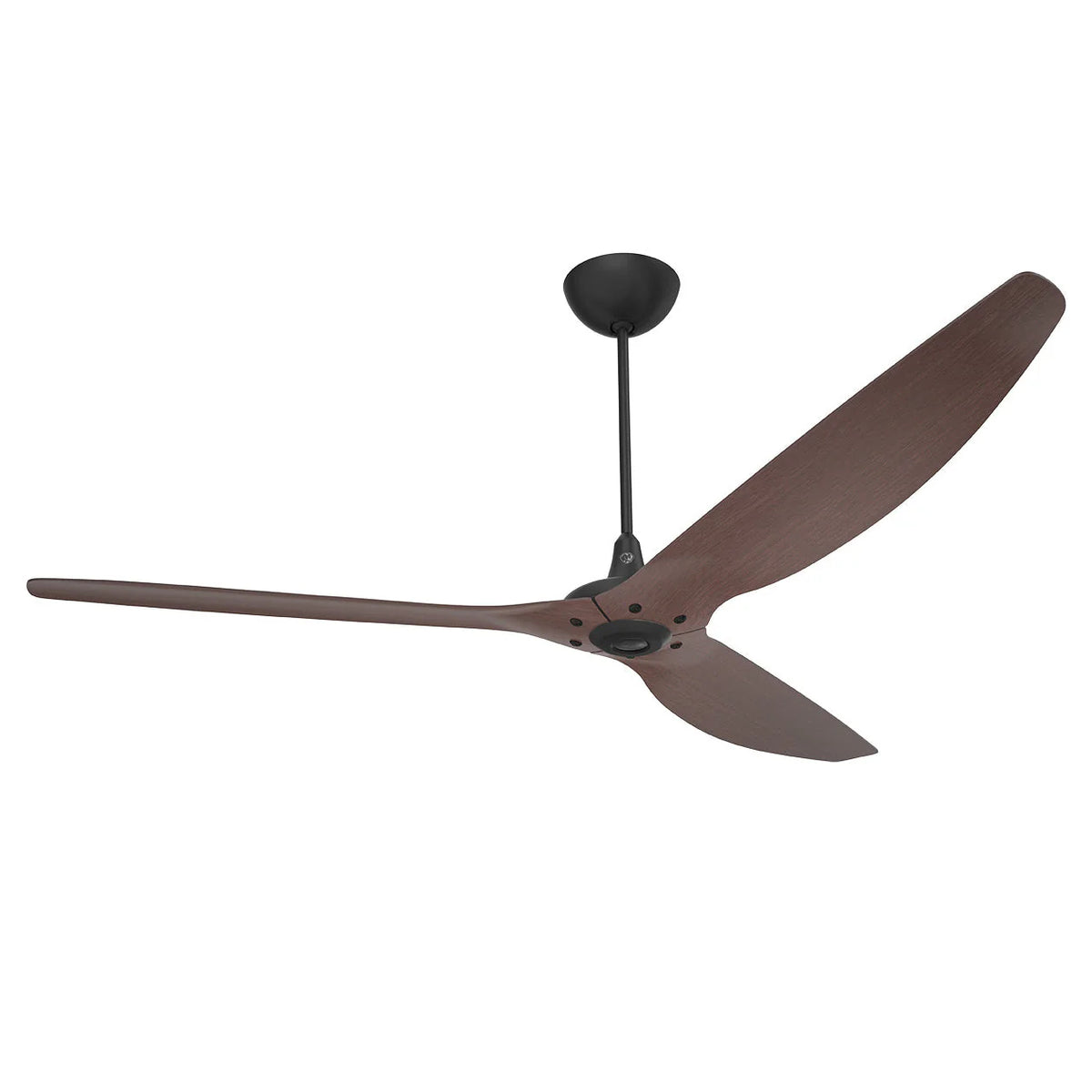 84 Ceiling Fan with Bamboo Blades and Black Finish P564214