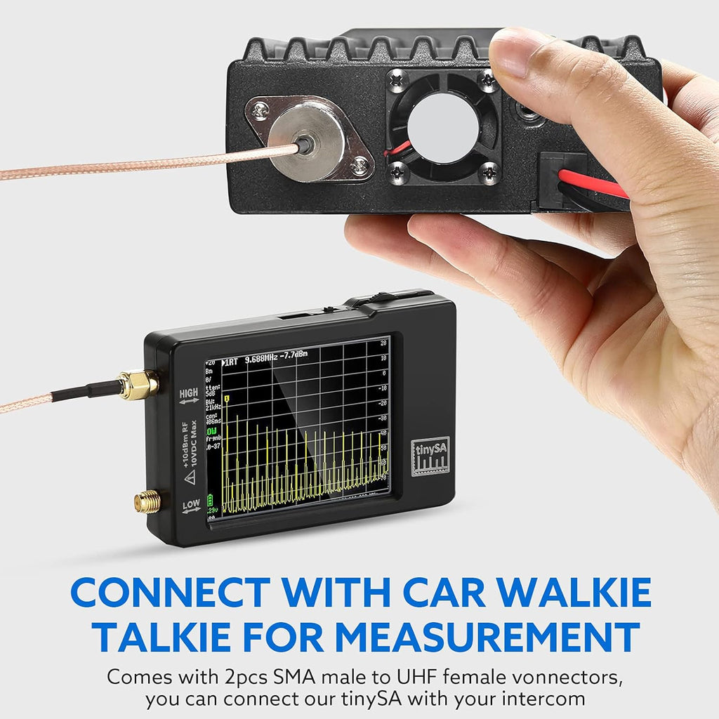 Portable Spectrum Analyzer 100kHz to 960MHz with Touchscreen E192
