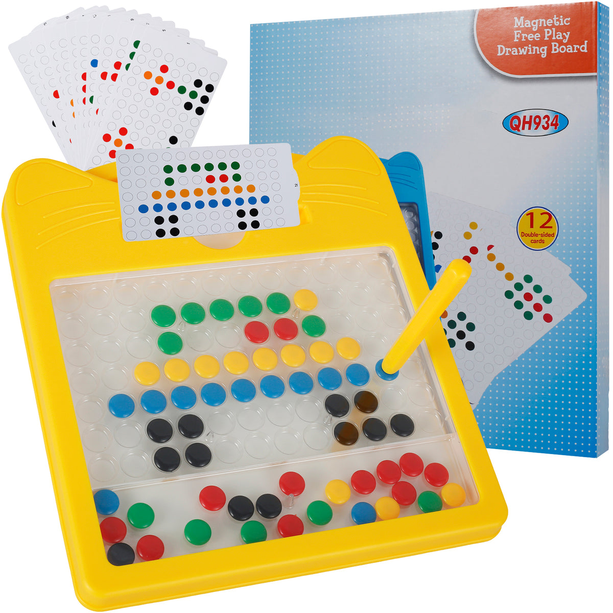 Magnetic Drawing Board with Magnetic Pen and Cards P8074