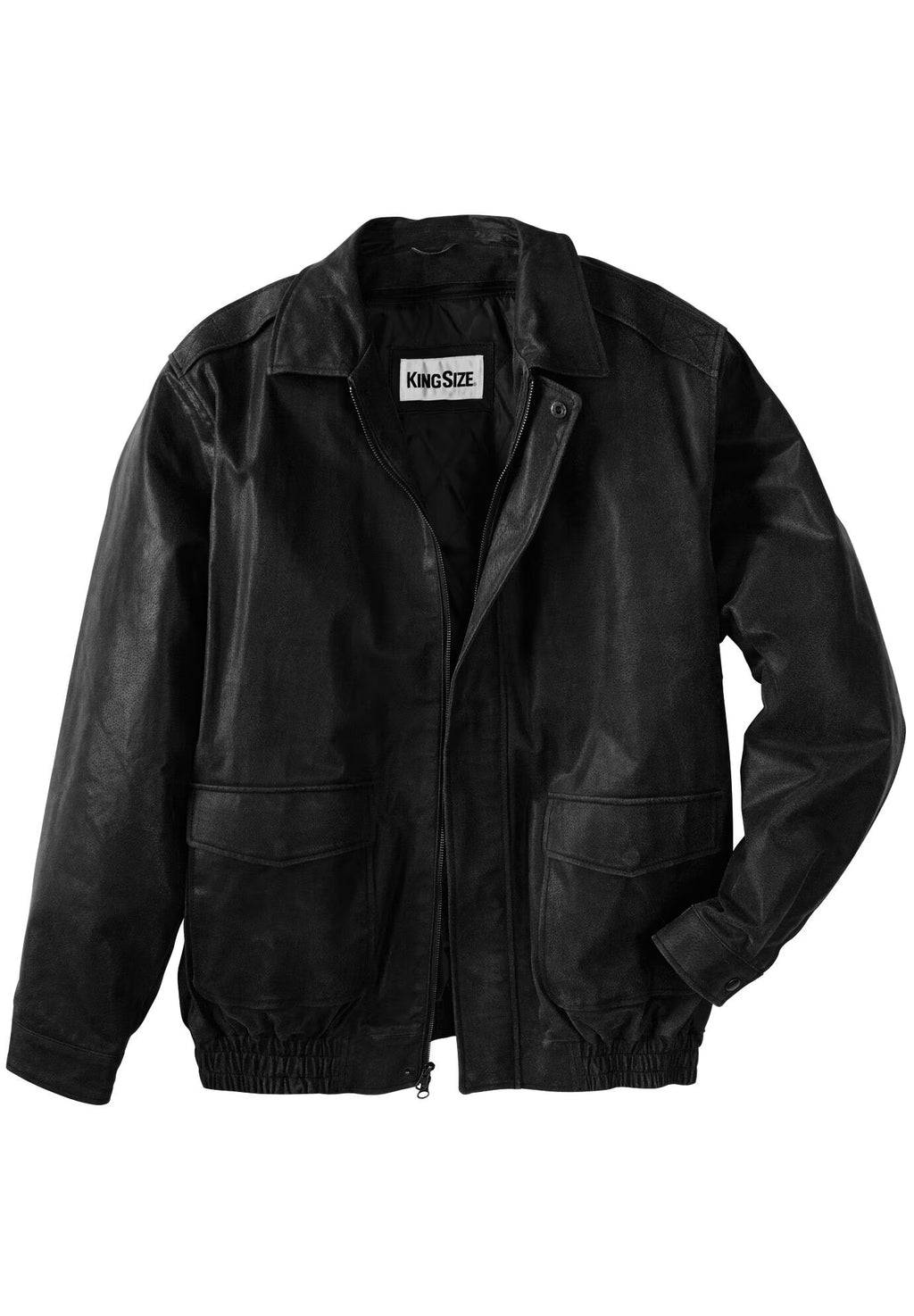 Leather Aviator Jacket Q718