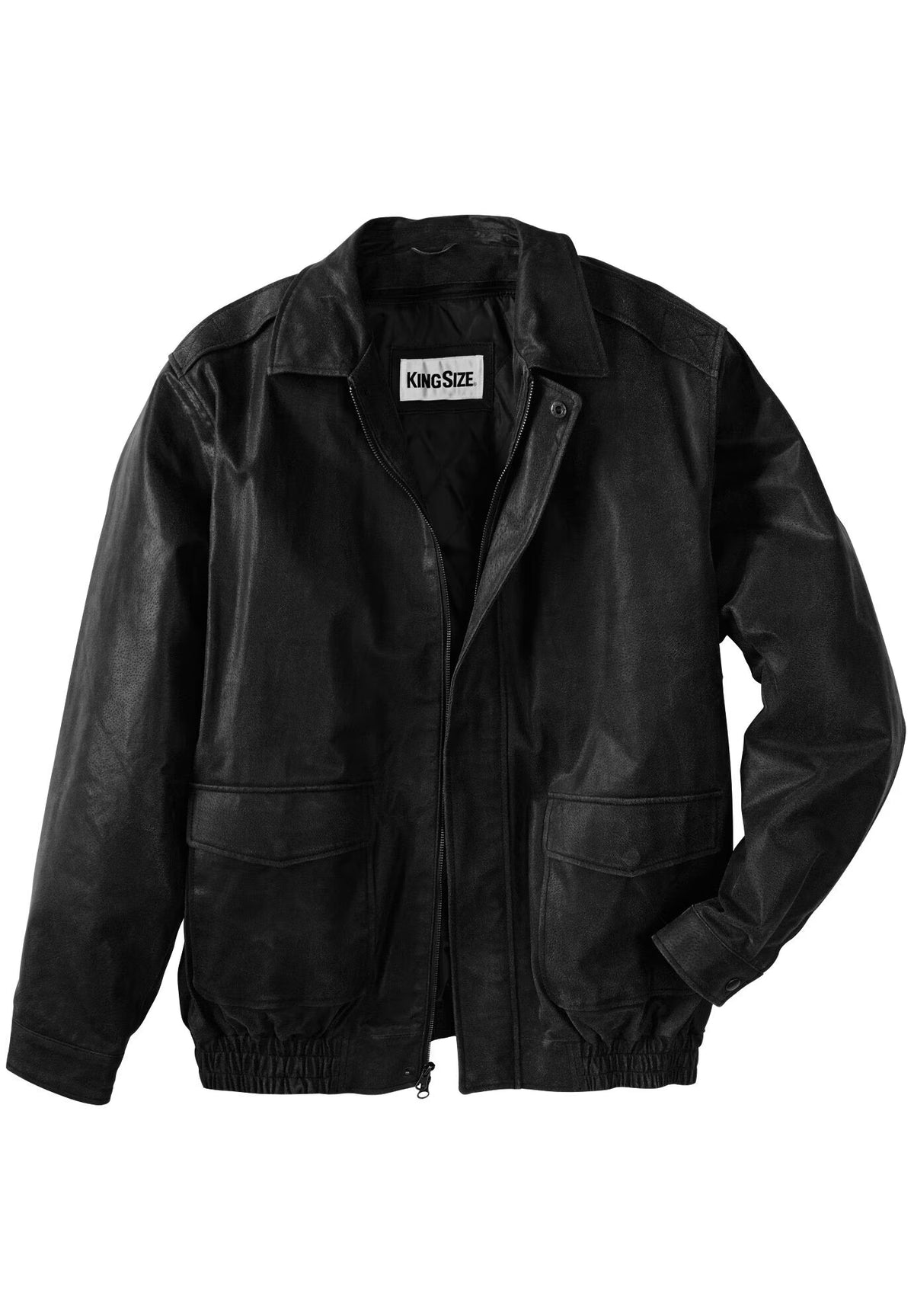 Leather Aviator Jacket Q718