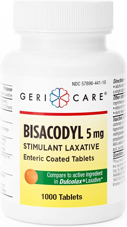 5 mg Coated Tablet Laxative 1000 Count F708