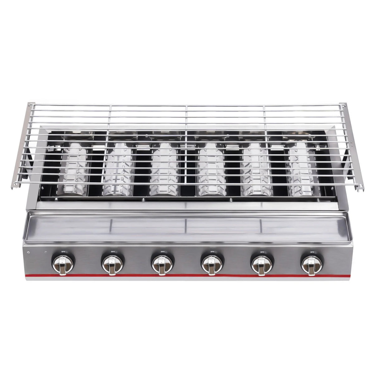 6 Burner LPG Gas Grill Griddle O958450
