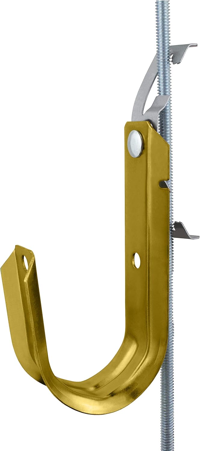 Heavy Duty Metal Cable & Wire Support J-Hook Hangers with Bat Wing Clip K2119