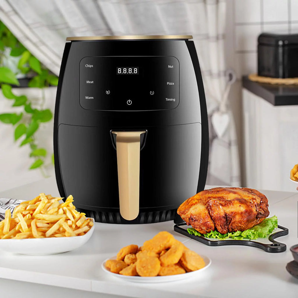 4.5L Black Portable Air Fryer X676261