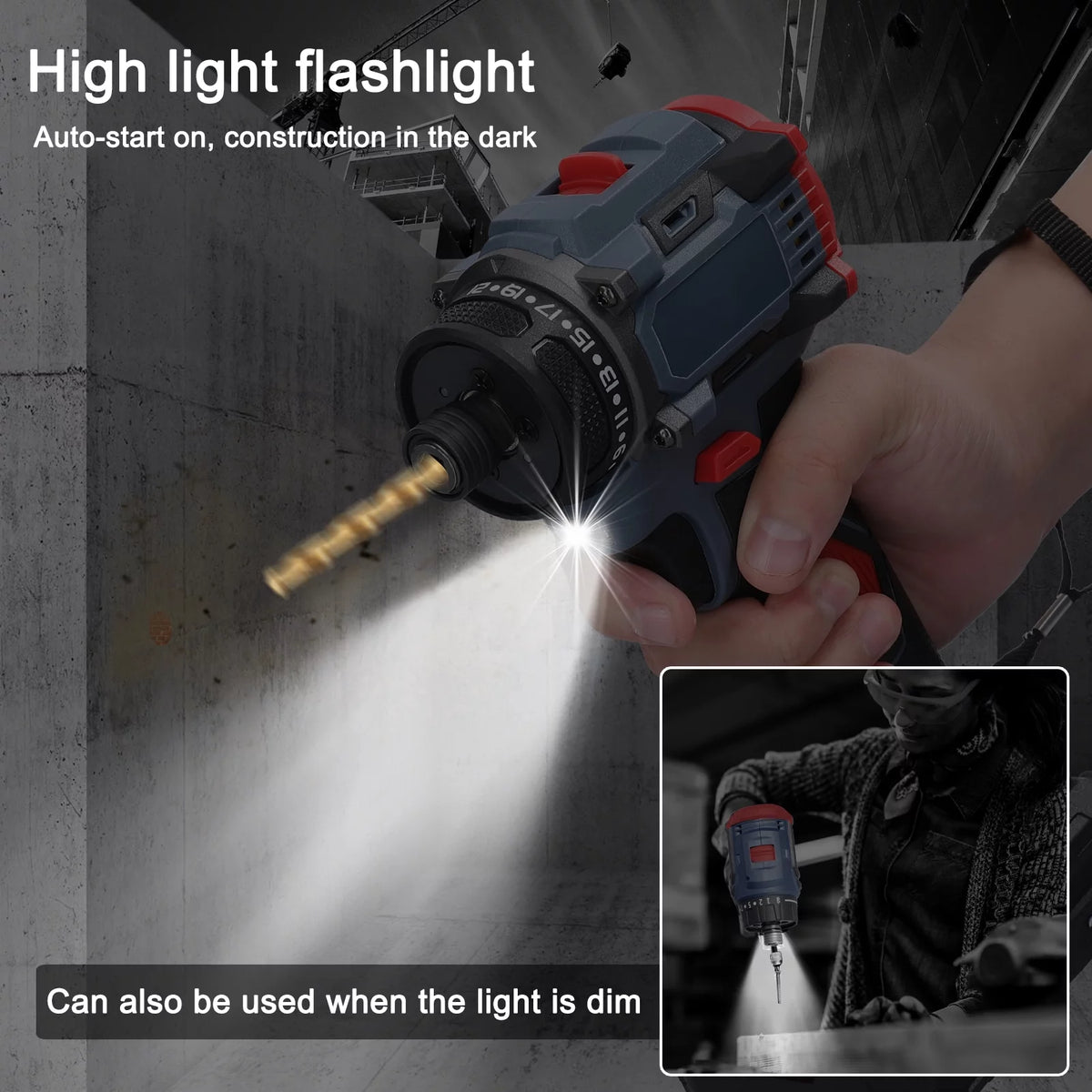 21V Brushless Motor Electric Screwdriver B63963