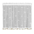White Lace Tier with Trim J854