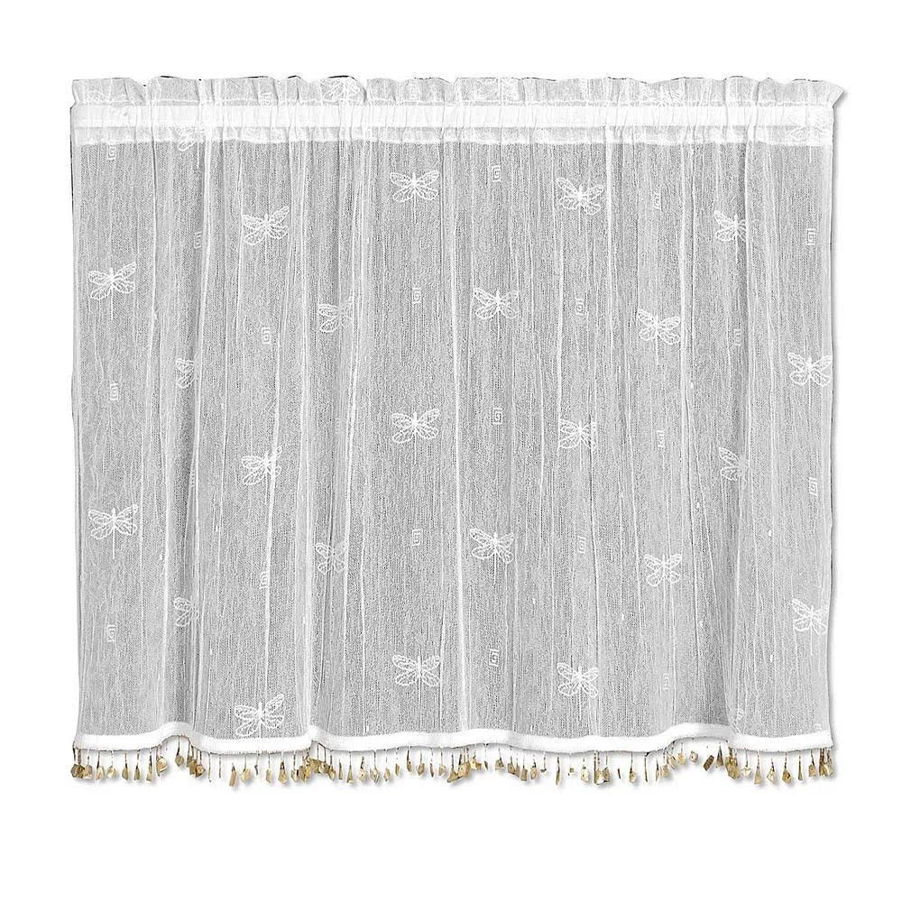 White Lace Tier with Trim J854