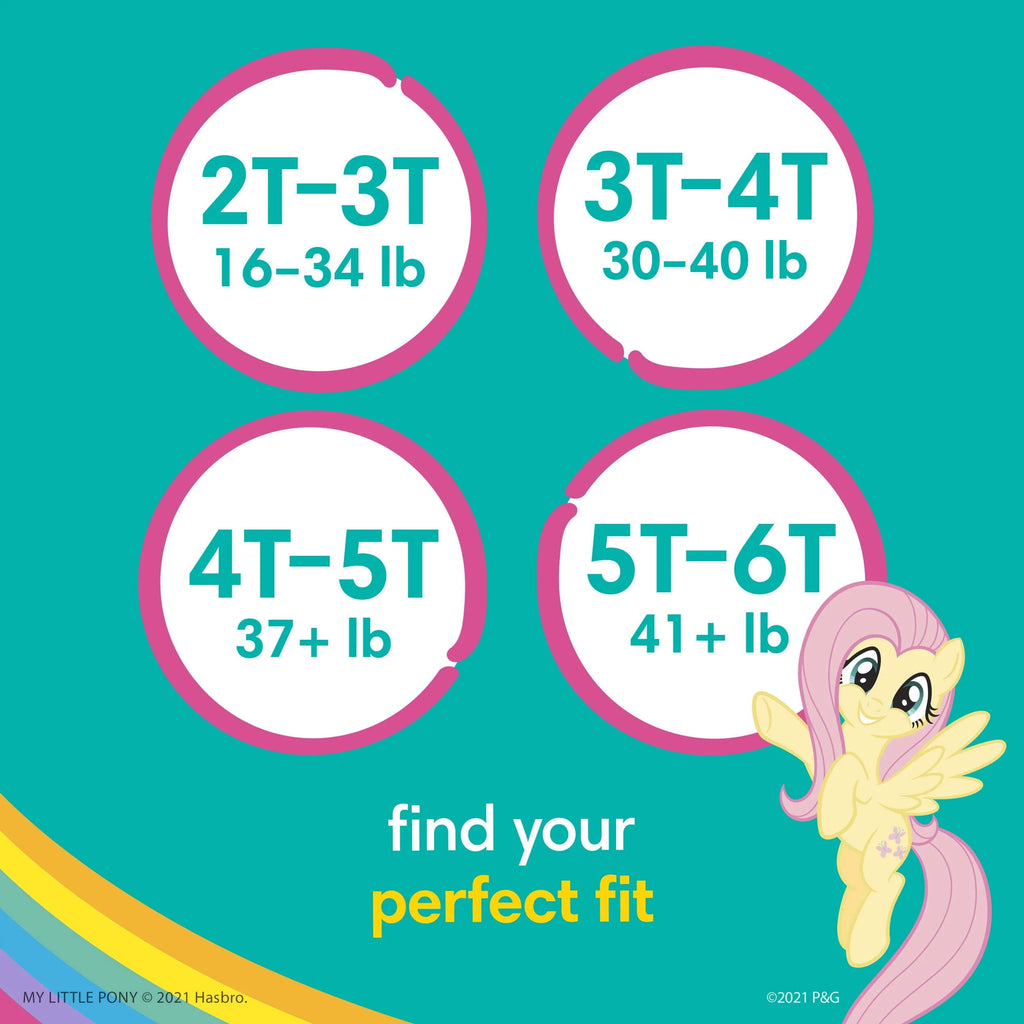 Training Pants Toddler Girls 4T/5T 92 Ct P4902