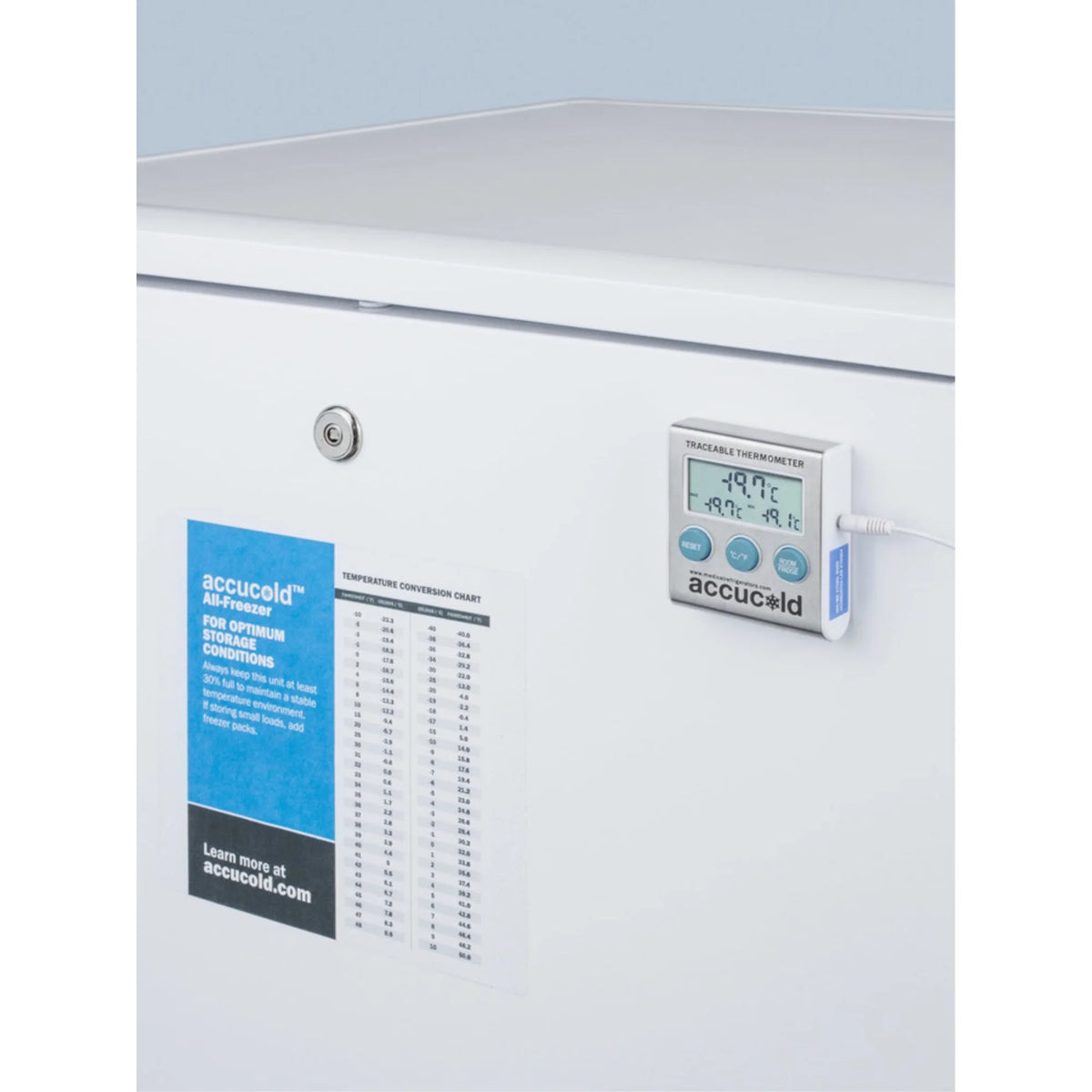 24" Wide Manual Defrost All-Freezer with Lock Q422928