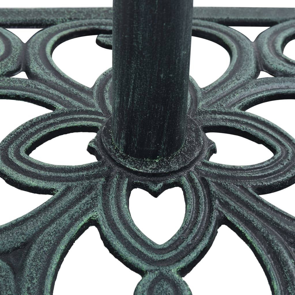 Green 26.5 lbs Cast Iron Umbrella Base B5265