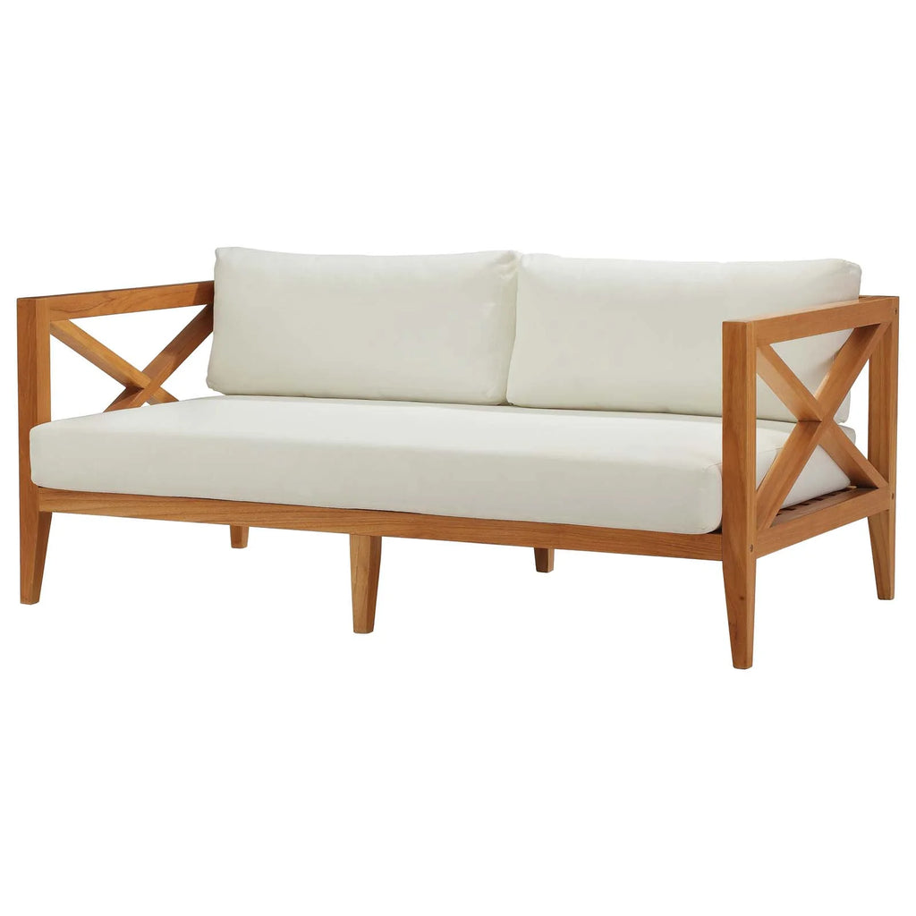 Natural White Wood Lounge Sofa L779301