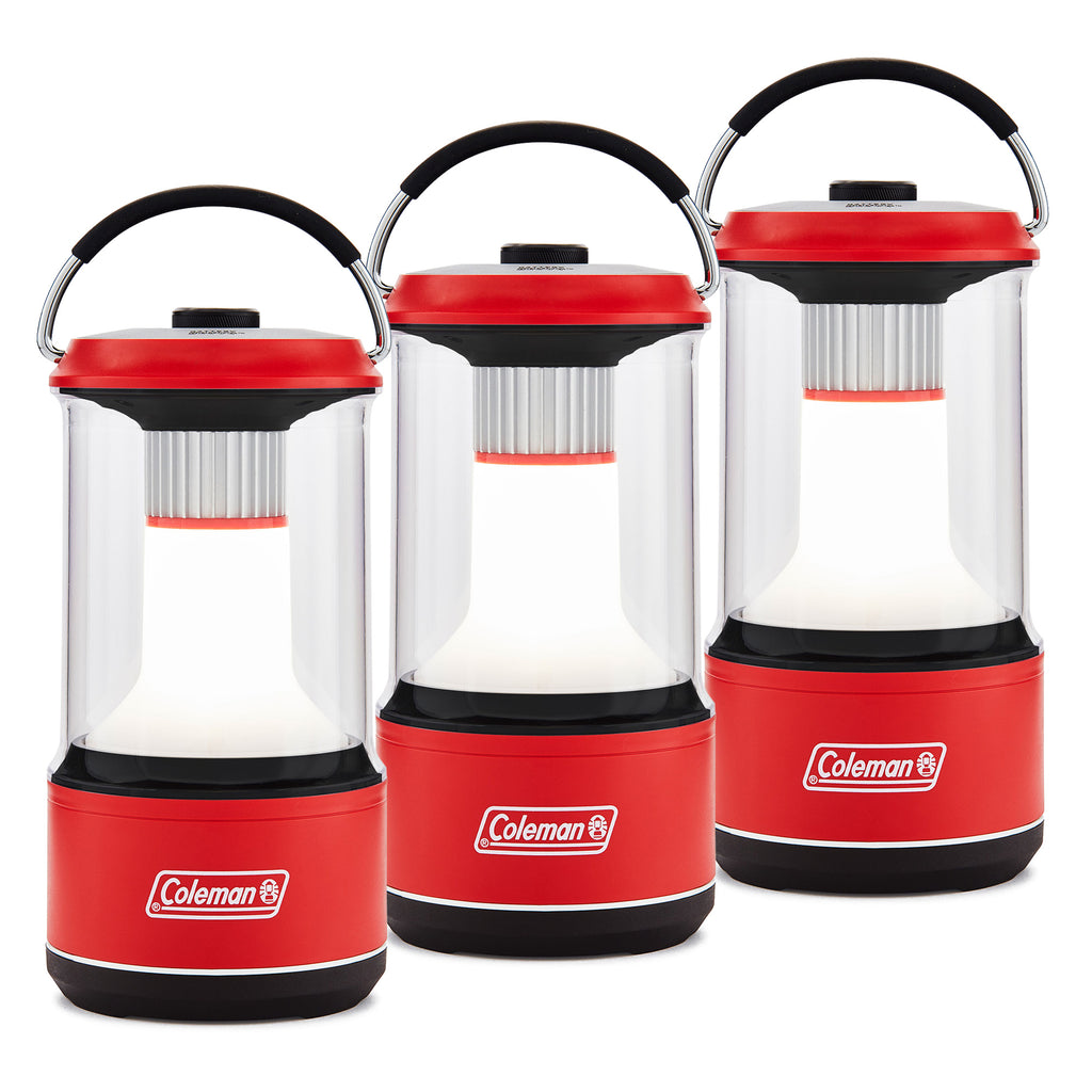 Red LED Camping Lantern 3 Pack T102414