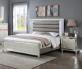 King Size Upholstery LED Bed and Nightstands H667
