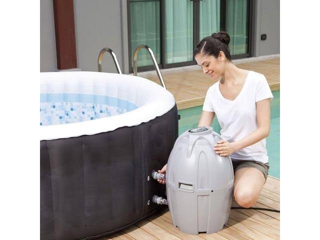 Inflatable Hot Tub Spa with Chlorine Sanitizer Kit B621