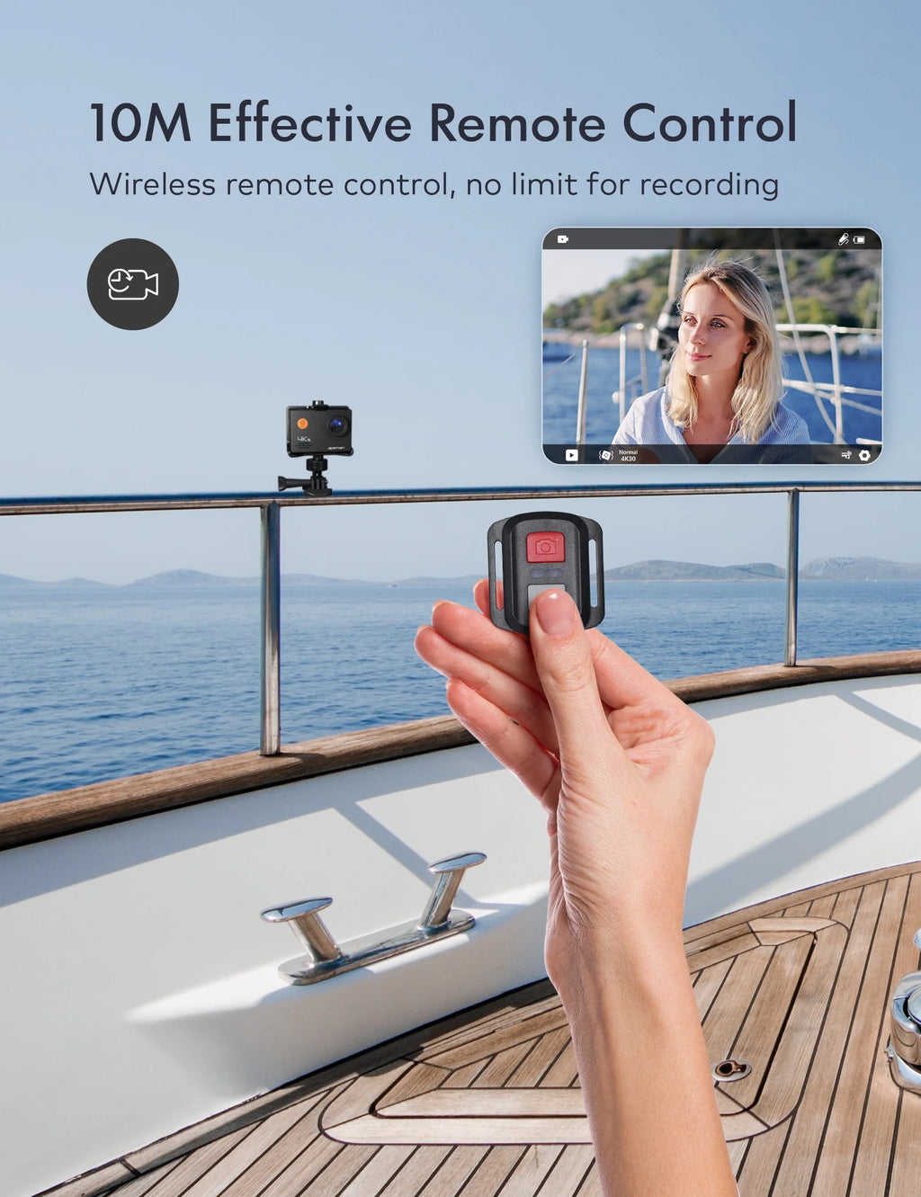 4K 24 FPS 20MP Wi-Fi Waterproof Underwater Action Camera M231627