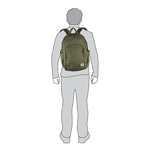 Black 25L Water-Resistant Backpack with Laptop Sleeve K27327
