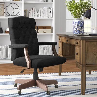 Black Upholstery Executive Chair I36977