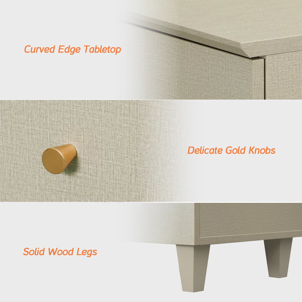 Wood Accent Cabinet with 2 Drawers W51742