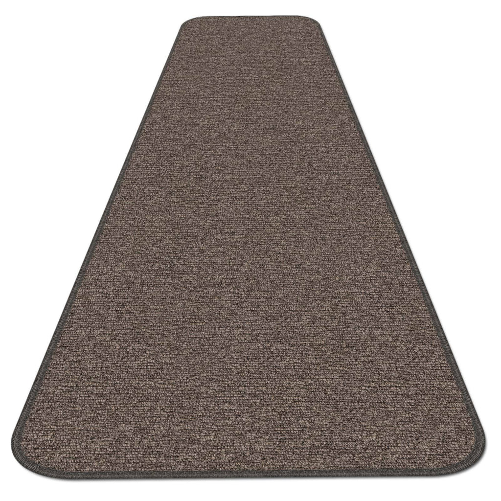 Pebble Gray 18 ft. x 36 in. Skid-Resistant Carpet Runner M412