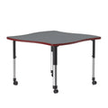 Commercial Desk with Casters Z633