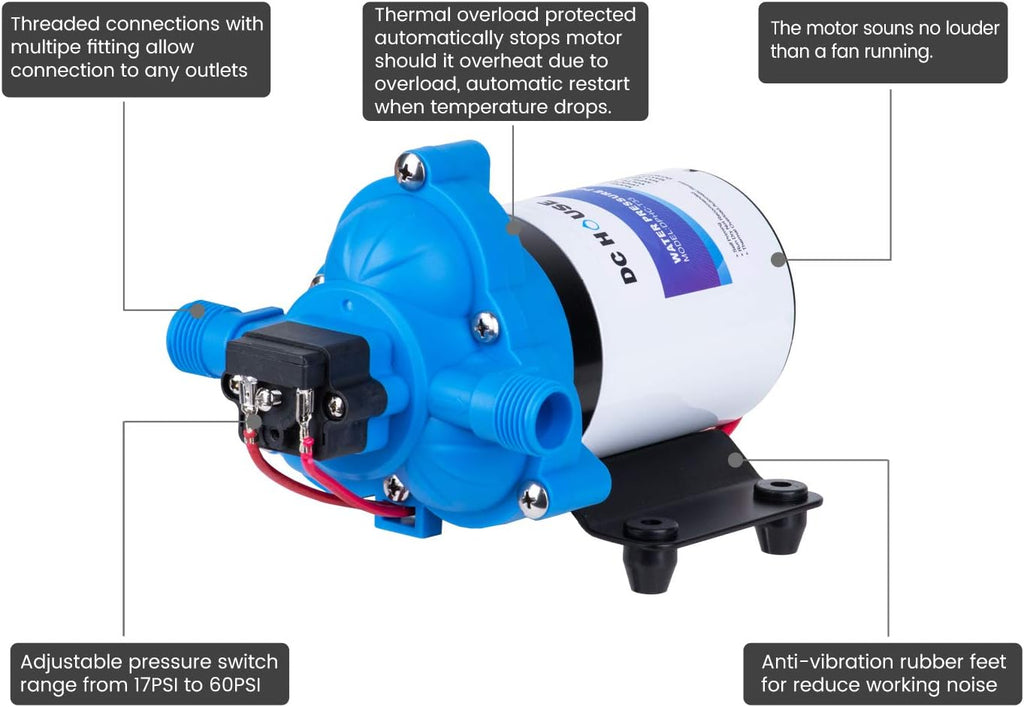 12 Volt DC Self Priming Transfer Pump Pack of 2 V700534