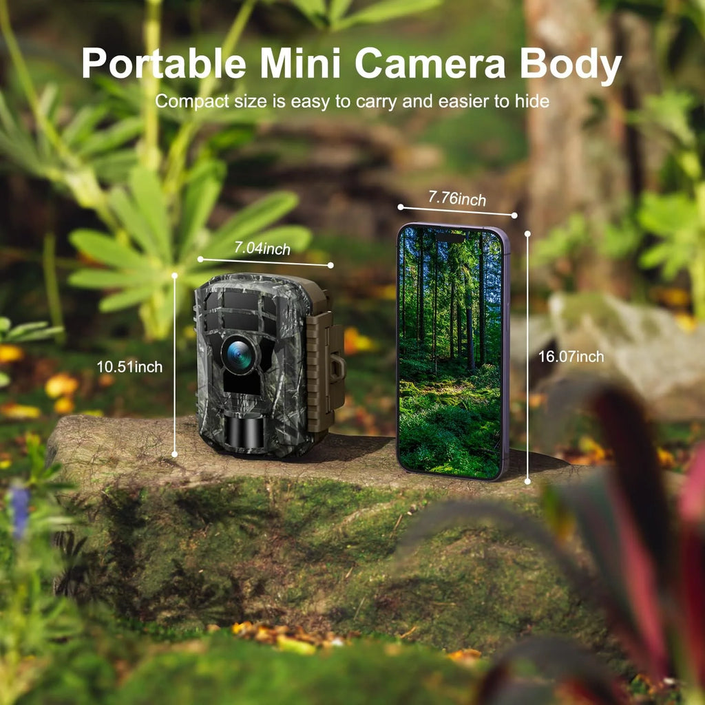 2 Pack 36MP 2K Infrared Night Vision Waterproof Trail Camera with 2.0" LCD F7749
