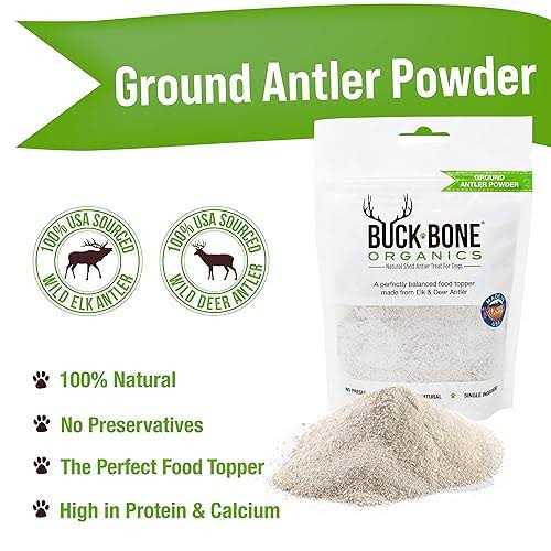 Ground Wild Elk and Deer Antler Powder for Dogs G9105