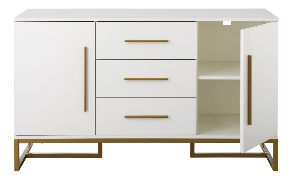 White Modern Dining Room Storage Sideboard K810847
