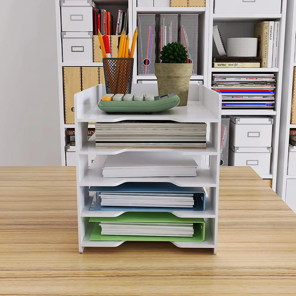 5-Tier Paper Organizer Letter Tray D903613