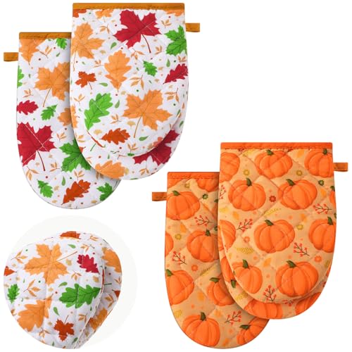 2 Pcs Christmas Mini Oven Mitt Pot Holders T478
